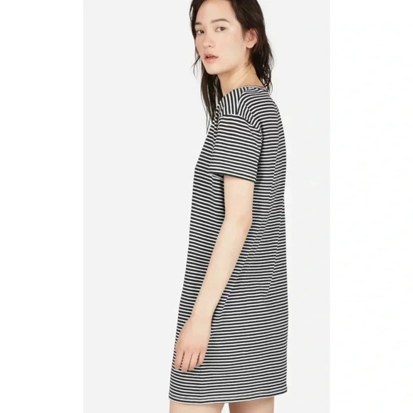 Everlane Striped Cotton T-Shirt Dress Size Medium - Picture 2 of 8